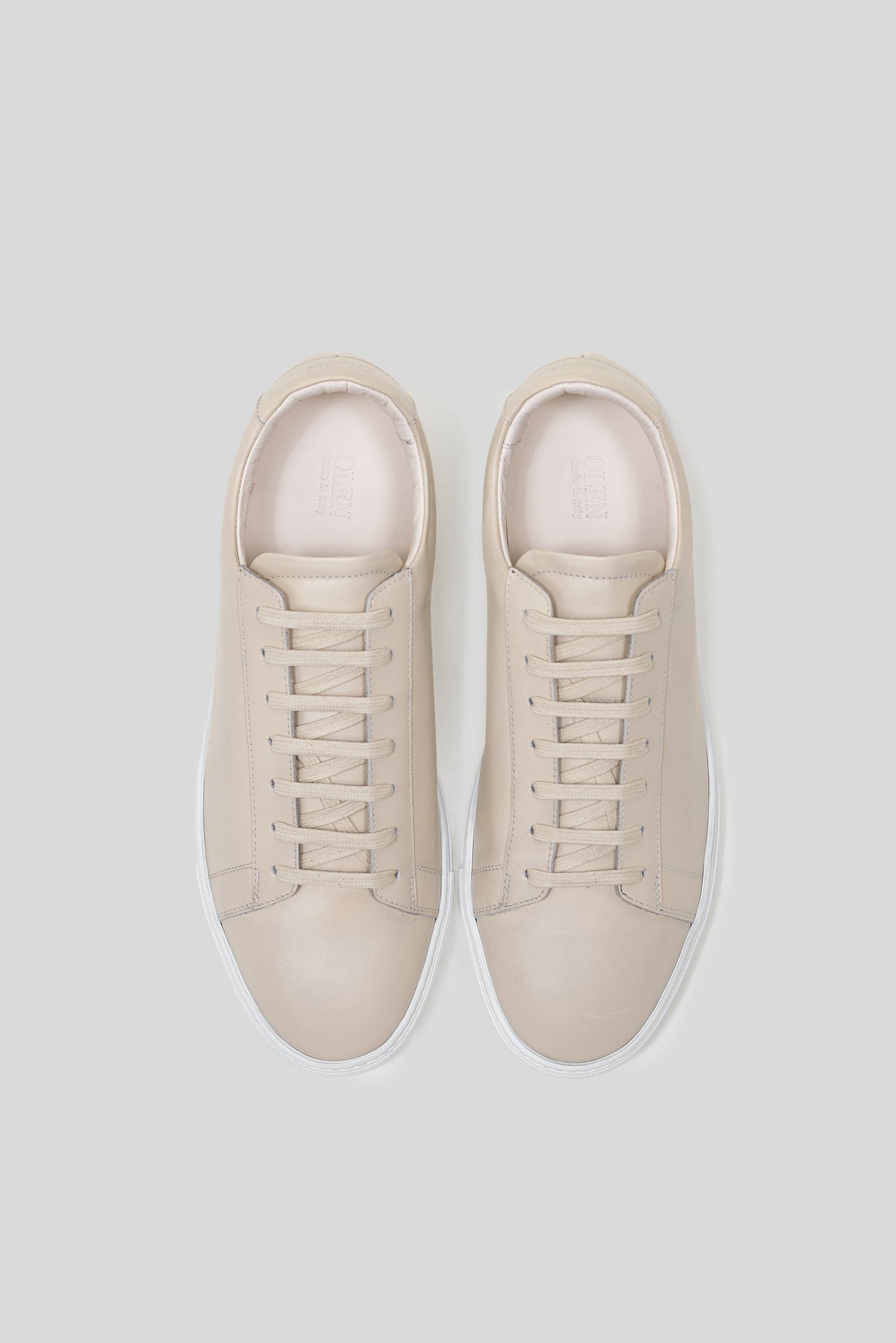 Beige Calfskin Città Sneaker