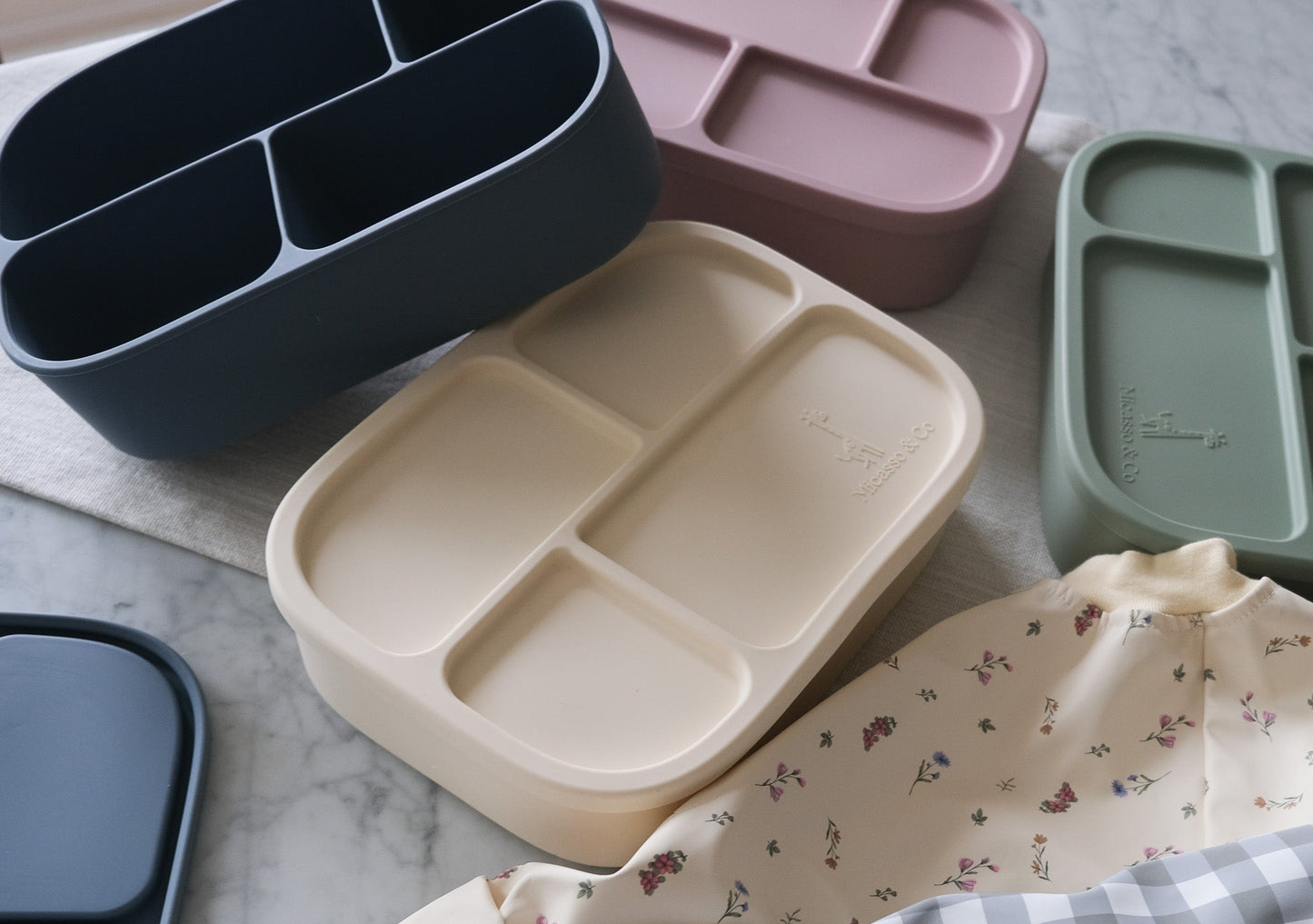 Boîte à lunch bento en silicone
