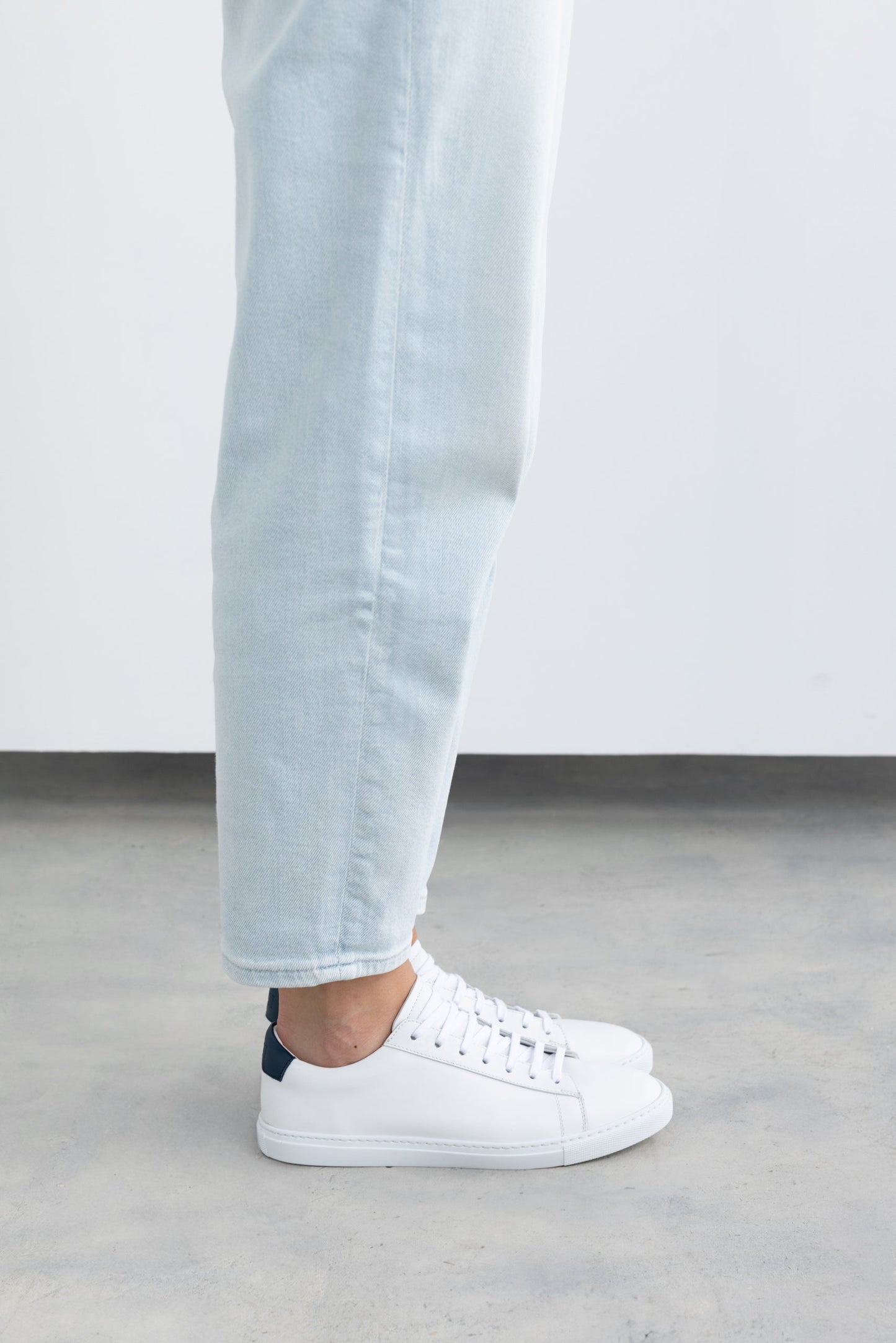 White Calfskin Città Sneaker