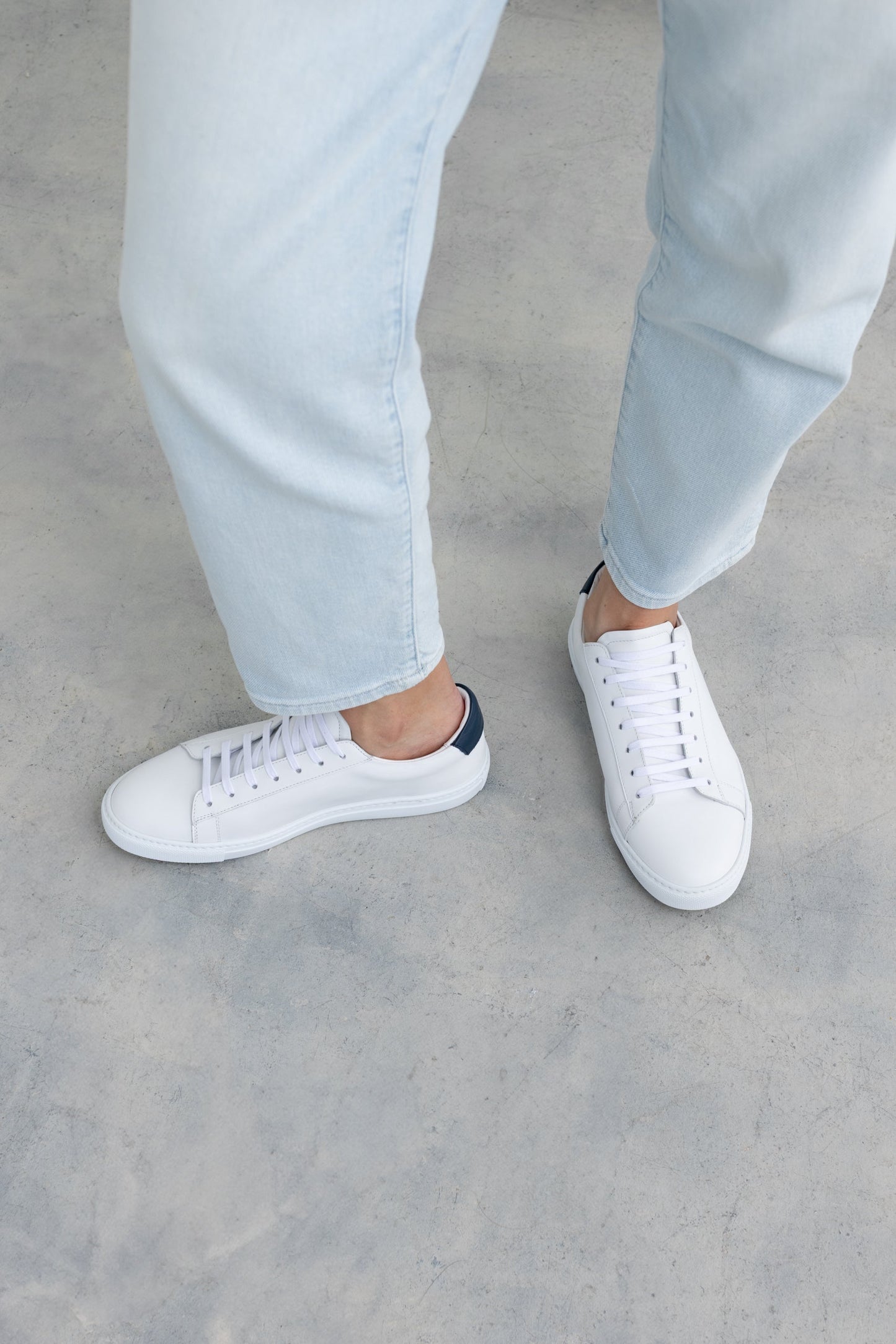 White Calfskin Città Sneaker