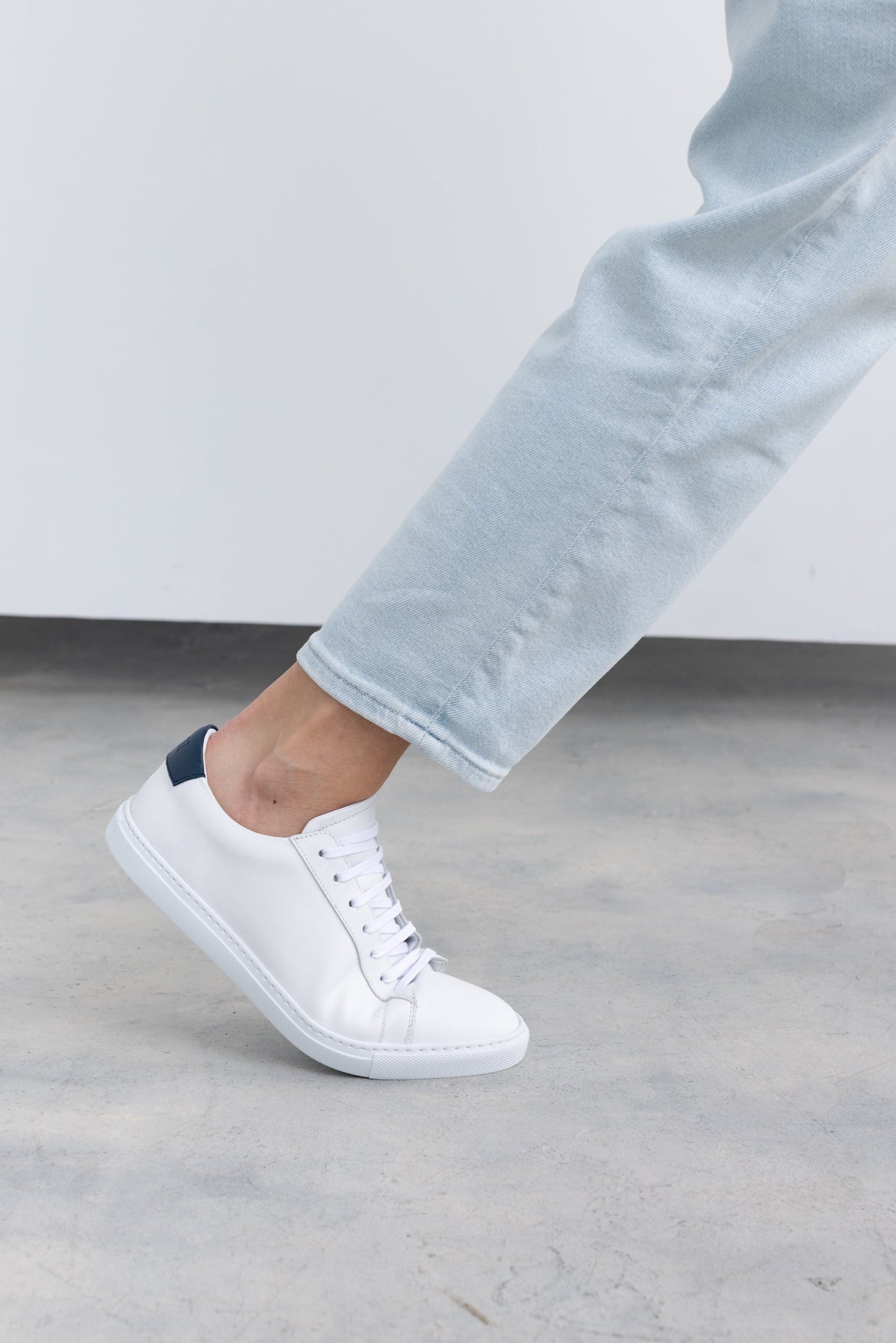White Calfskin Città Sneaker