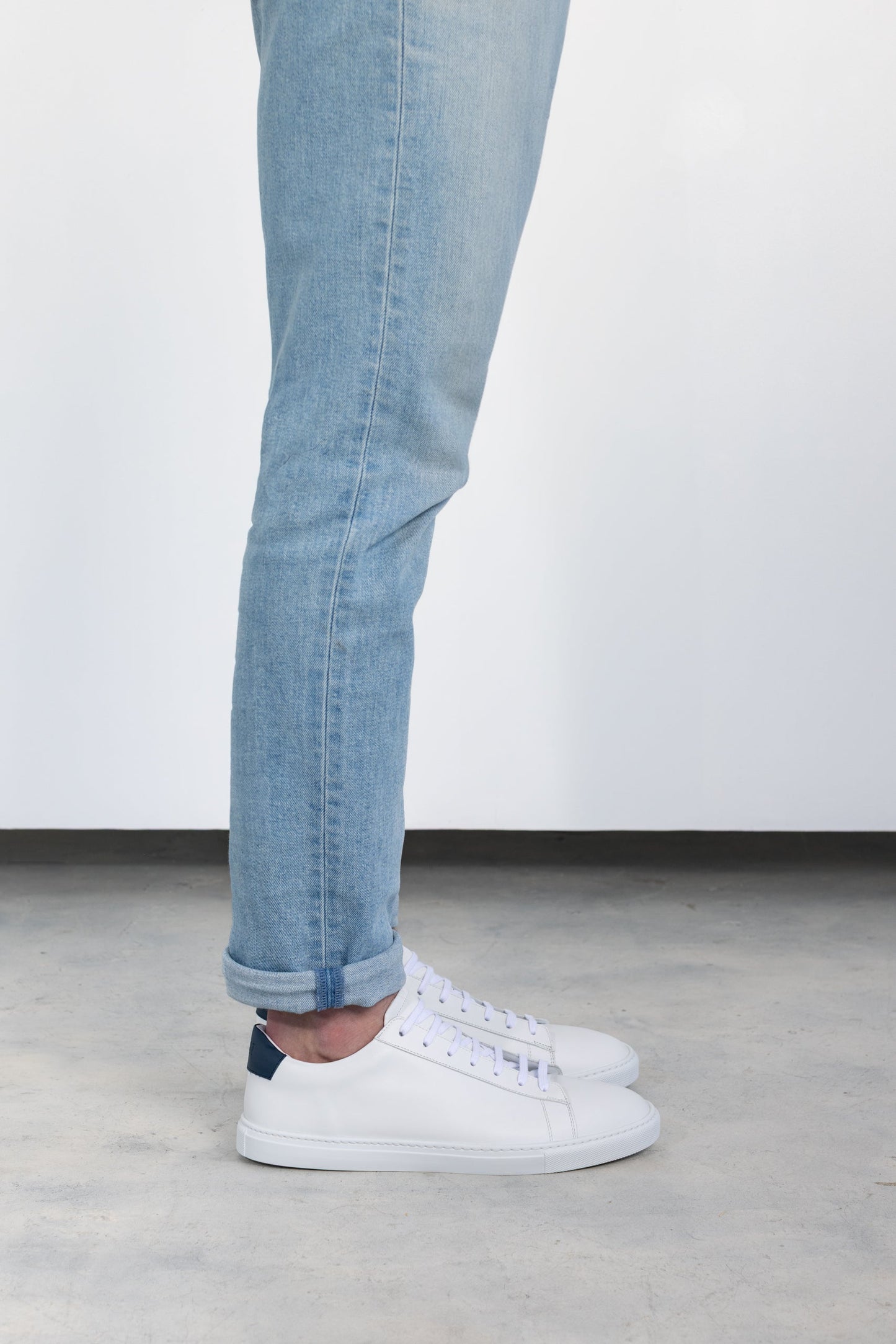 White Calfskin Città Sneaker