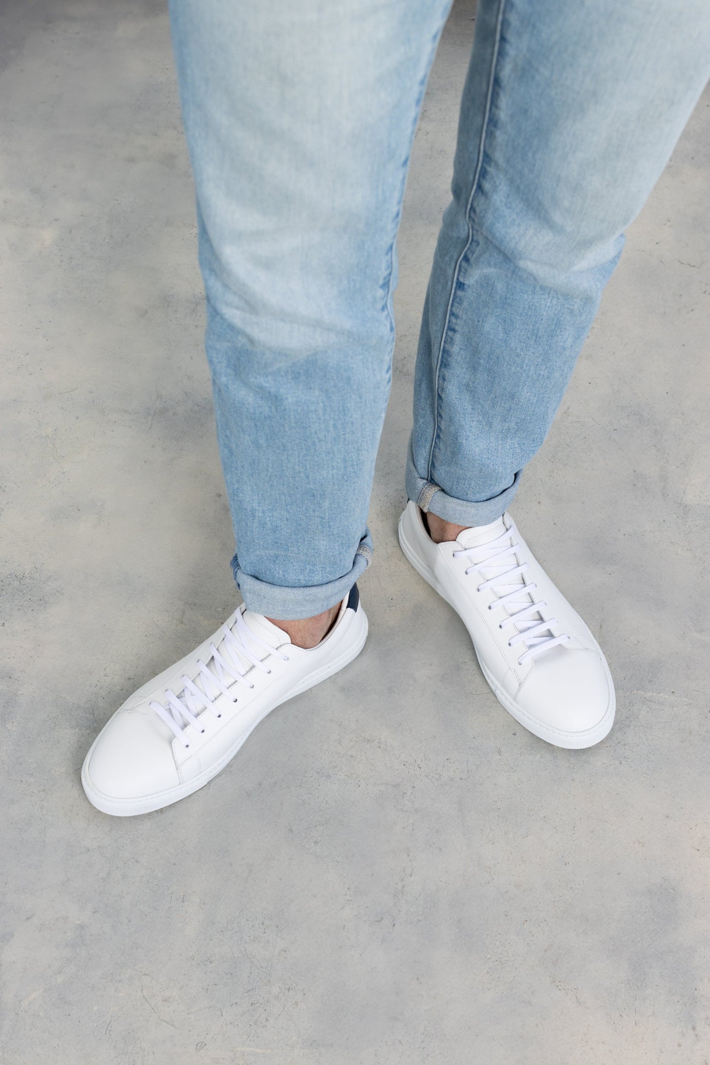 White Calfskin Città Sneaker