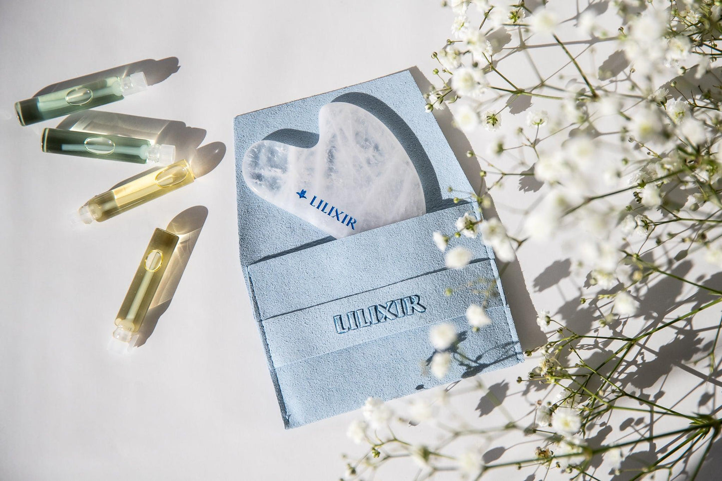 White Crystal Gua Sha Acupressure Tool